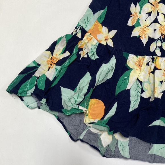 Old Navy Blue Floral Sweetheart Dress - Picture 3 of 4